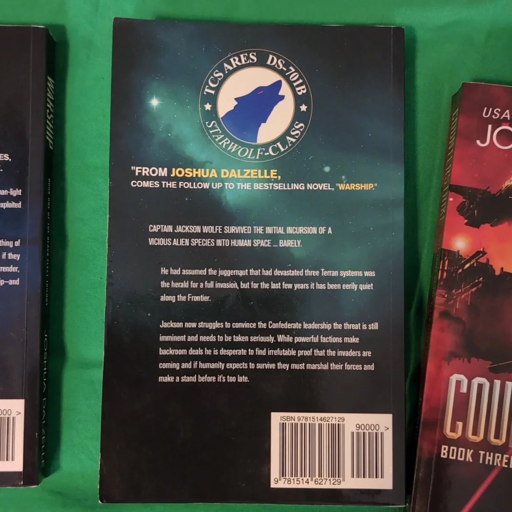 The Black Fleet Trilogy Warship, Call To Arms and Counterstrike Joshua Dalzelle - Picture 5 of 7